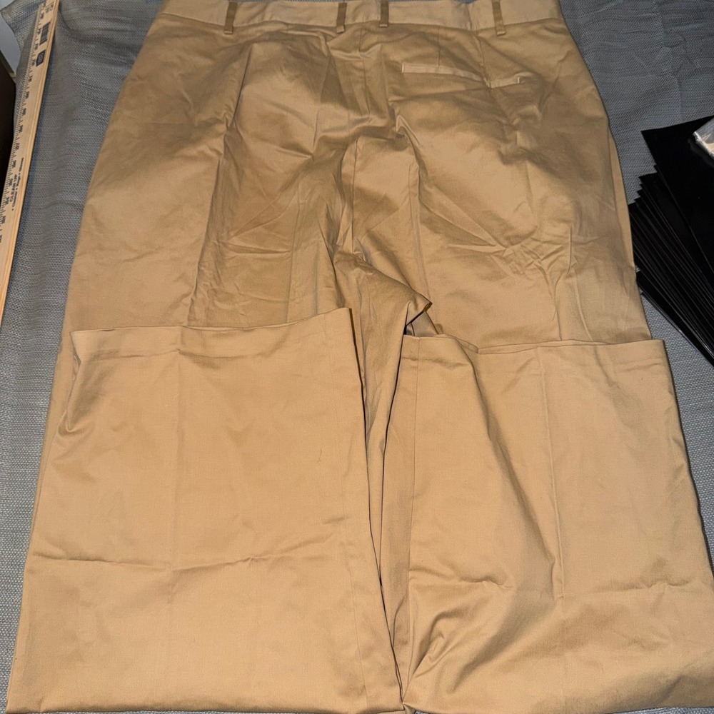 Good American Good Khaki Wide Leg Crop Pants Size 16 Womens Casual - Picture 8 of 9